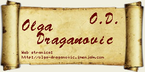 Olga Draganović vizit kartica